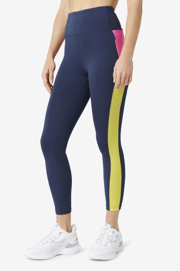 Navy/azalea/sulphur Forza αντίθεση 7/8 κολάν Fila