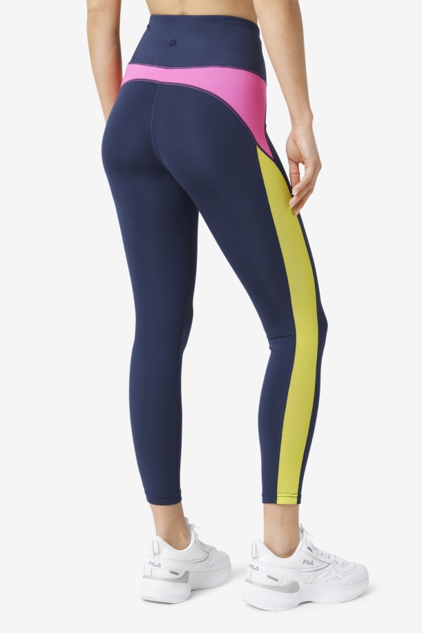 Navy/azalea/sulphur Forza αντίθεση 7/8 κολάν Fila