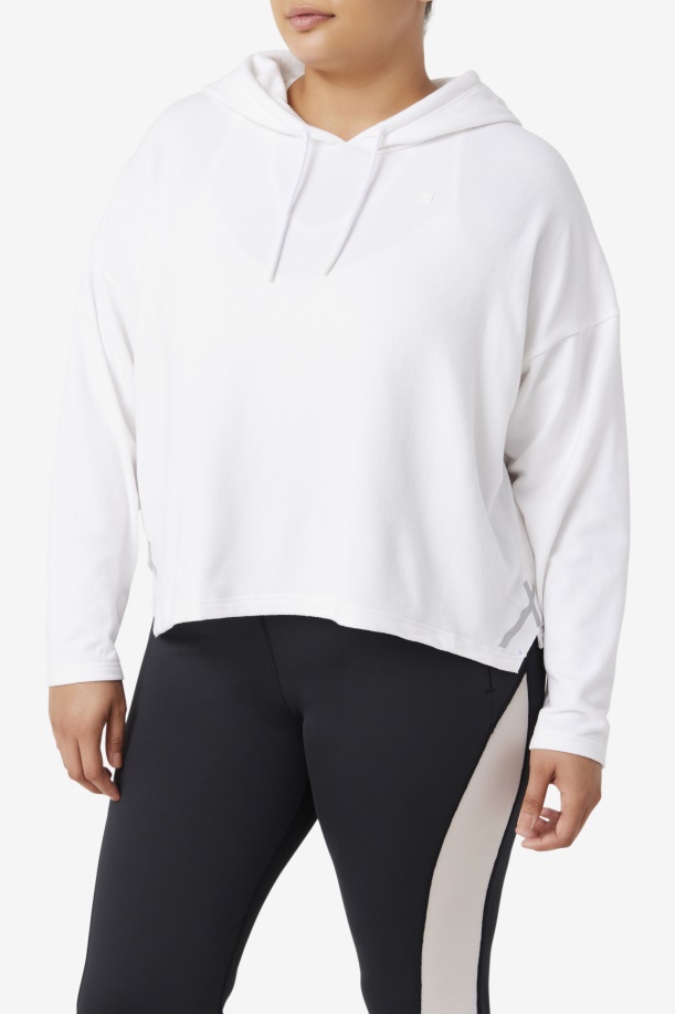 Fila Fi-lux Cropped Hoodie λευκό