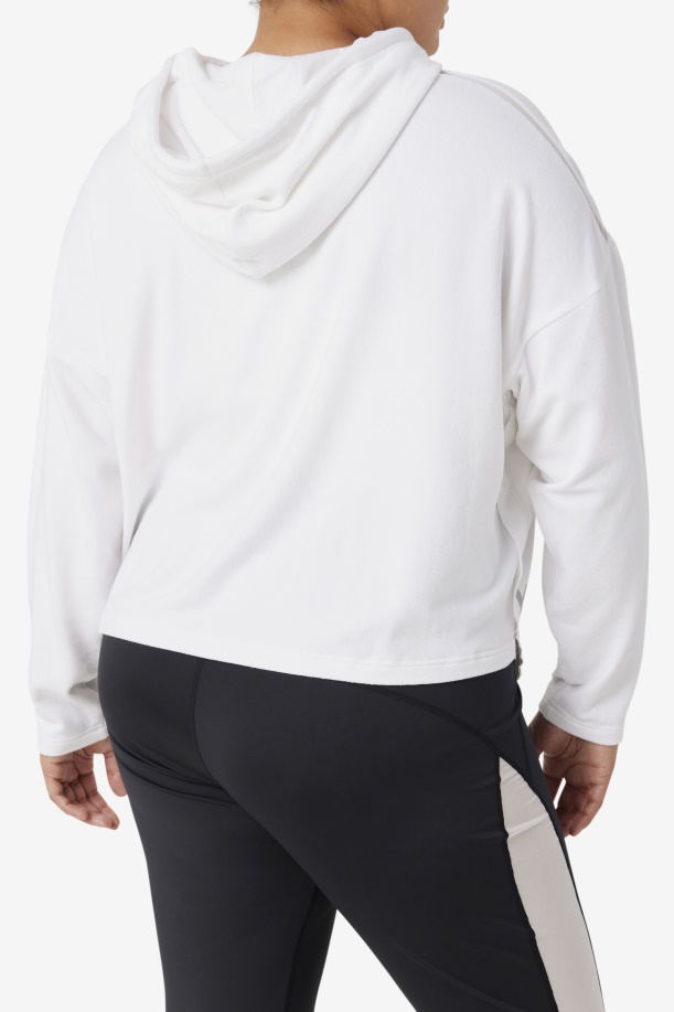 Fila Fi-lux Cropped Hoodie λευκό