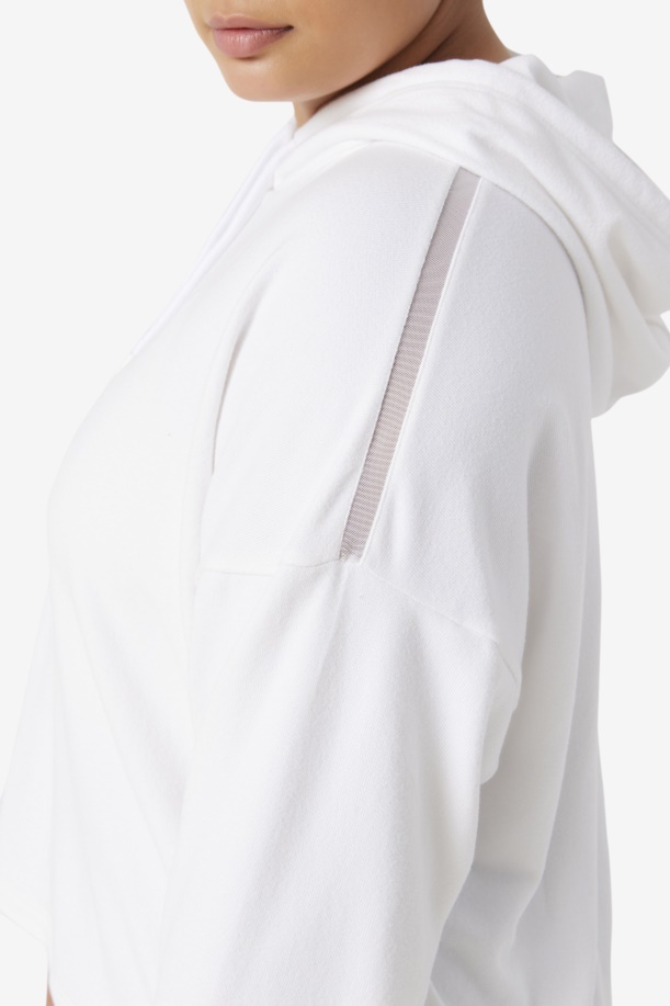 Fila Fi-lux Cropped Hoodie λευκό