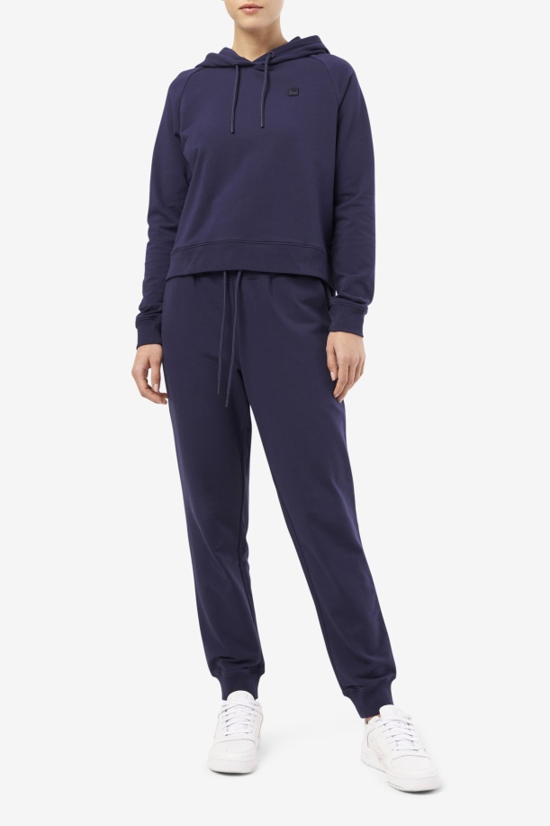 Φούτερ με κουκούλα Fila Navy βαλέρια