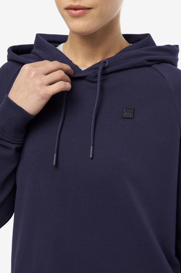 Φούτερ με κουκούλα Fila Navy βαλέρια