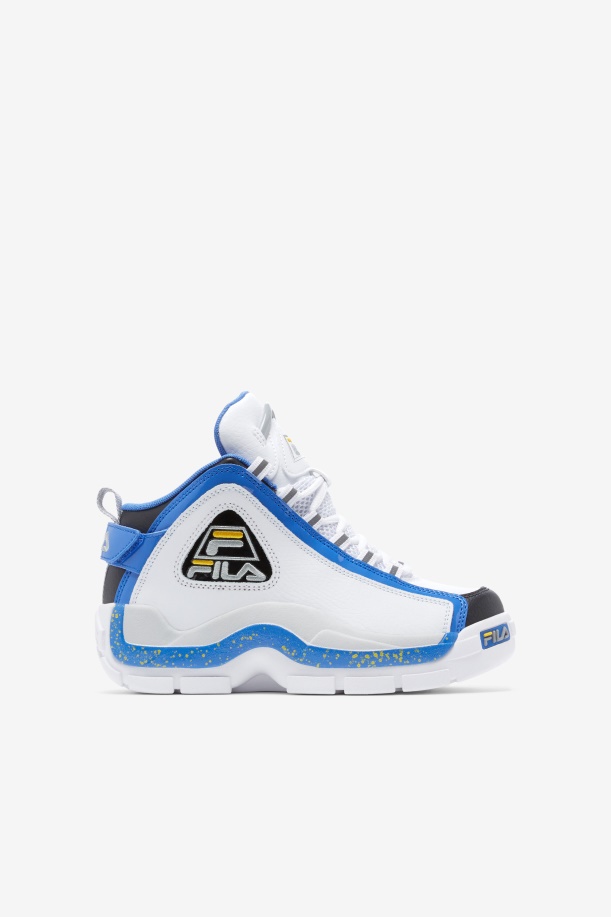 Fila Big Kids' Grant Hill 2 White/nebula Blue/lemon