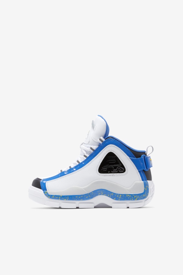 Fila Big Kids\' Grant Hill 2 White/nebula Blue/lemon