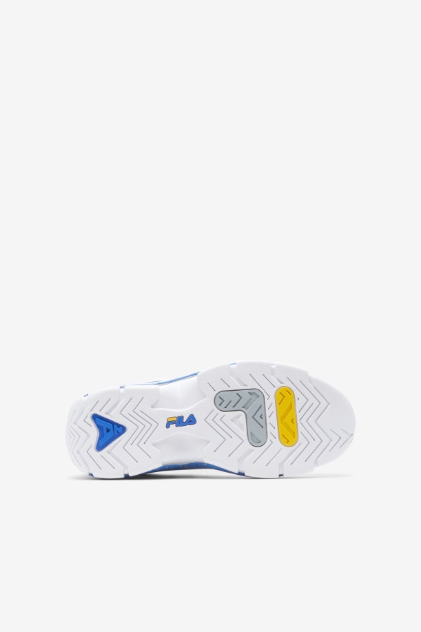 Fila Big Kids\' Grant Hill 2 White/nebula Blue/lemon