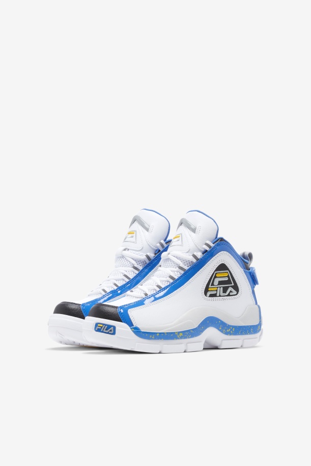 Fila Big Kids\' Grant Hill 2 White/nebula Blue/lemon