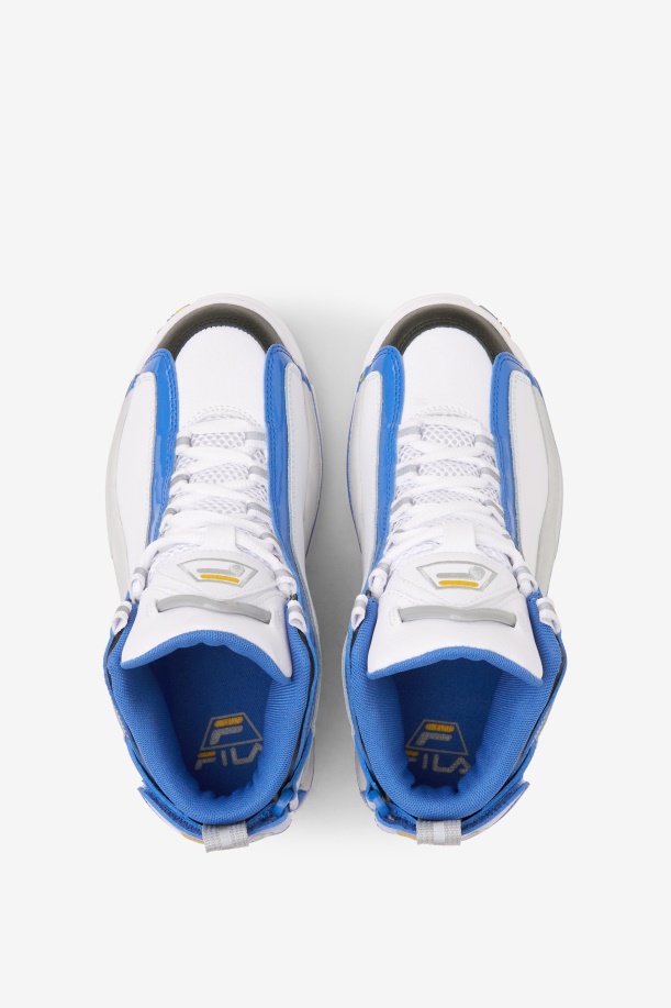 Fila Big Kids\' Grant Hill 2 White/nebula Blue/lemon