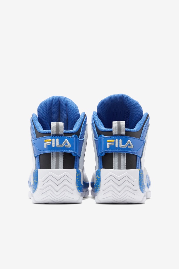 Fila Big Kids\' Grant Hill 2 White/nebula Blue/lemon