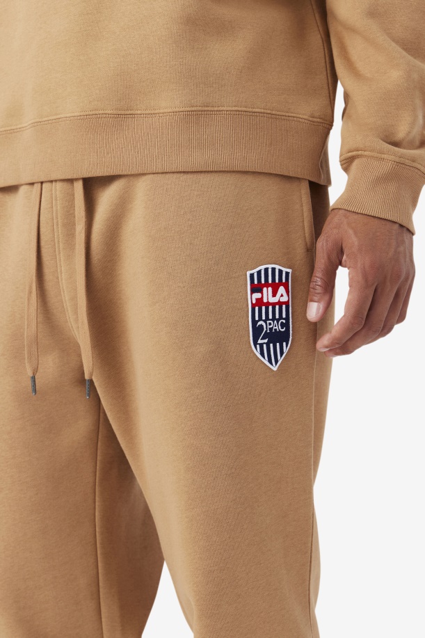 2pac Patch Jogger Fila Tobacco καφέ