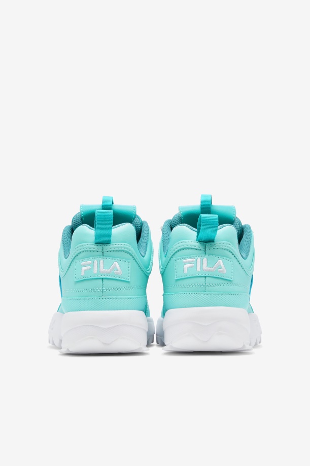 μπλε/τιρκουάζ τονωτικό/λευκό γυναικείο Disruptor 2 Premium Fila