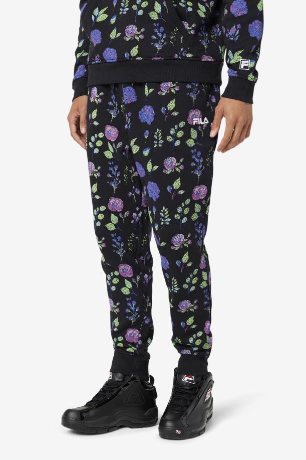 Fila Hemlock Jogger μαύρο/φλοράλ στάμπα