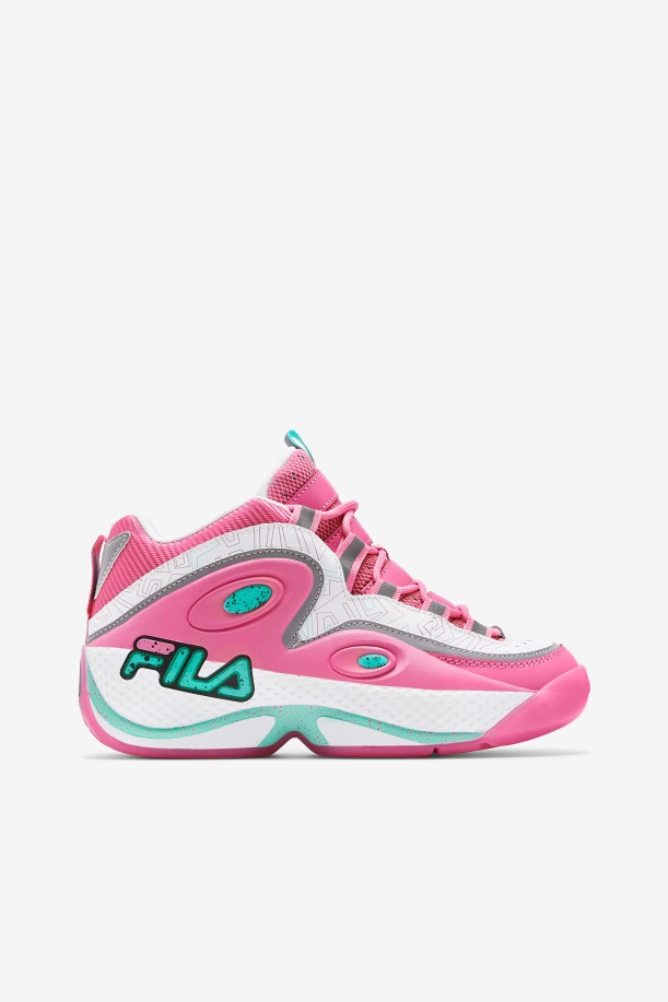 Fila White/pink/cockatoo επιχορηγούμενος λόφος γυναικών 3