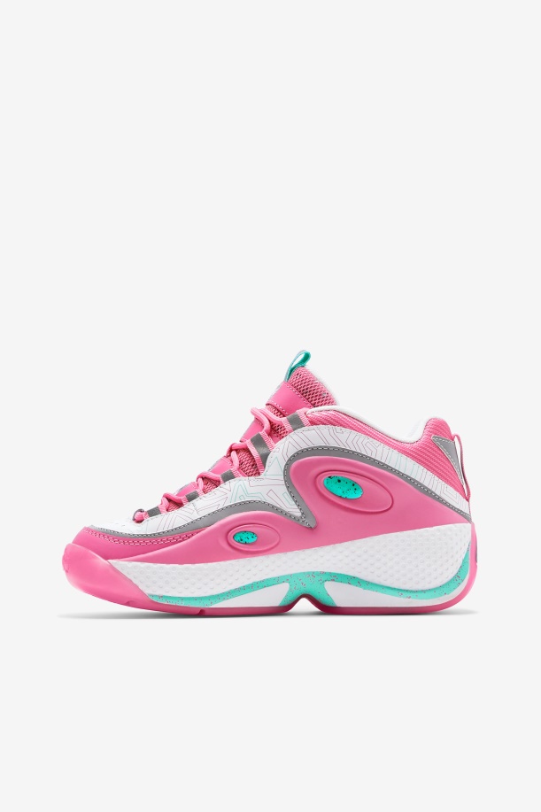 Fila White/pink/cockatoo επιχορηγούμενος λόφος γυναικών 3