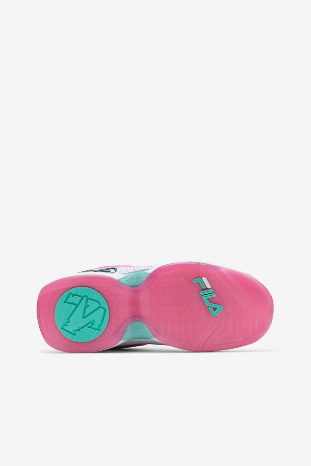 Fila White/pink/cockatoo επιχορηγούμενος λόφος γυναικών 3