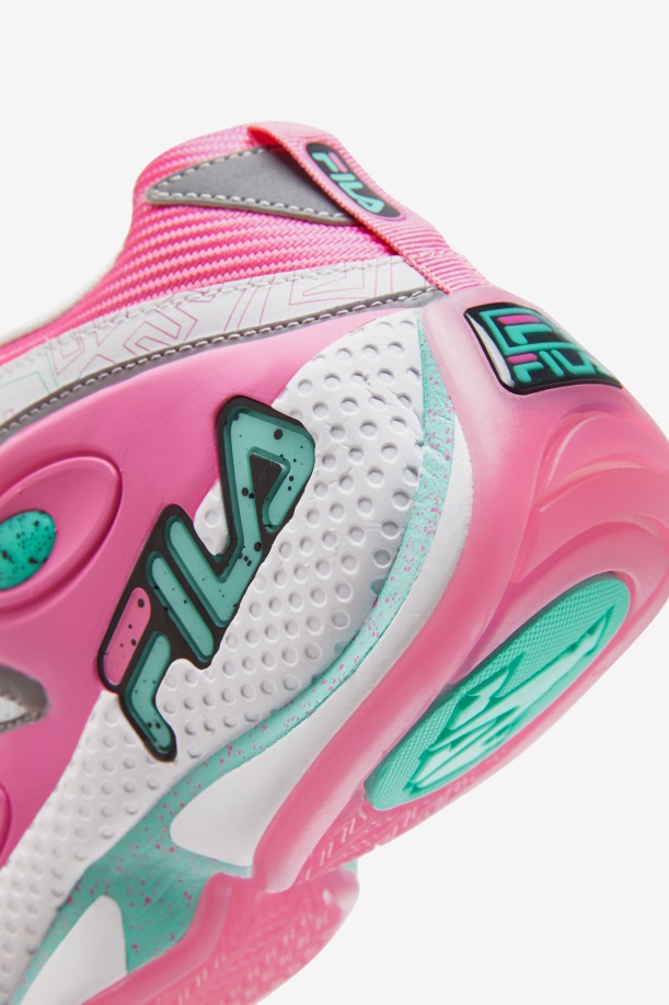 Fila White/pink/cockatoo επιχορηγούμενος λόφος γυναικών 3