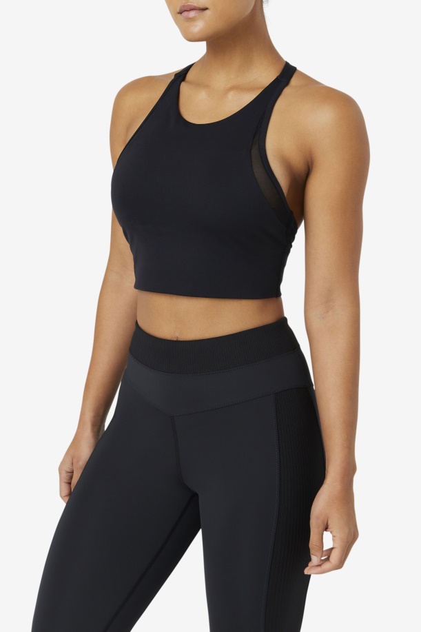αθλητικό σουτιέν Uplift T-back Fila μαύρο