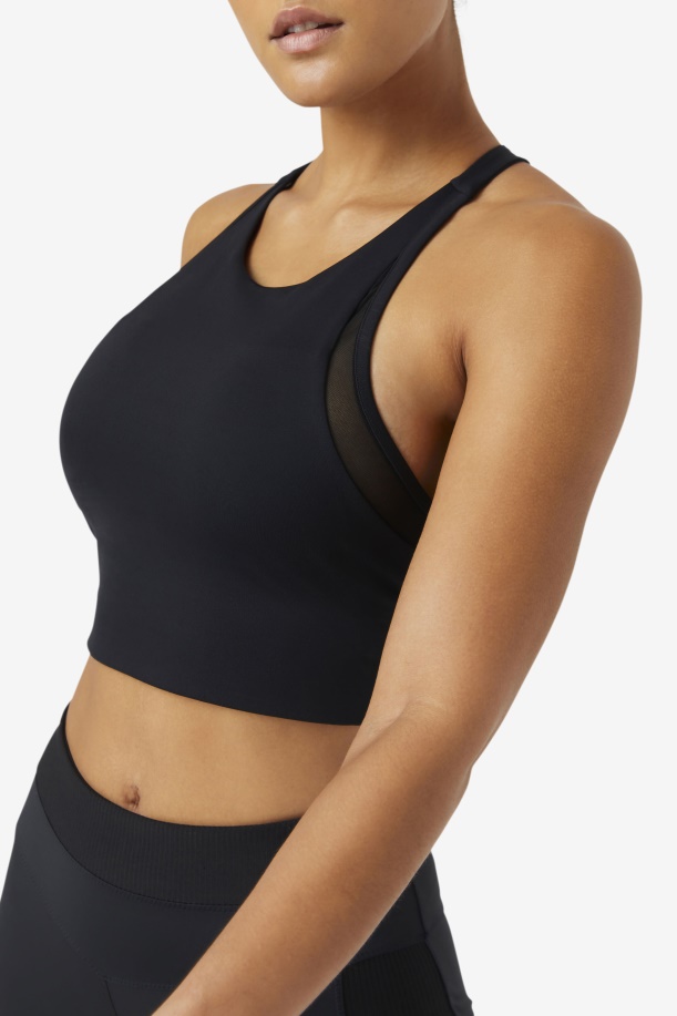 αθλητικό σουτιέν Uplift T-back Fila μαύρο