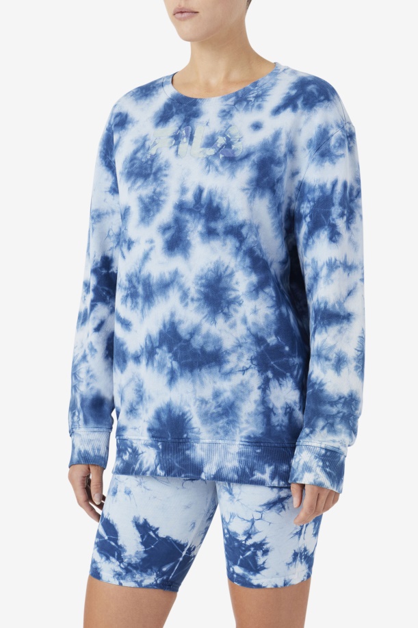 Majolica Blue/stone Fila Uplee Crew