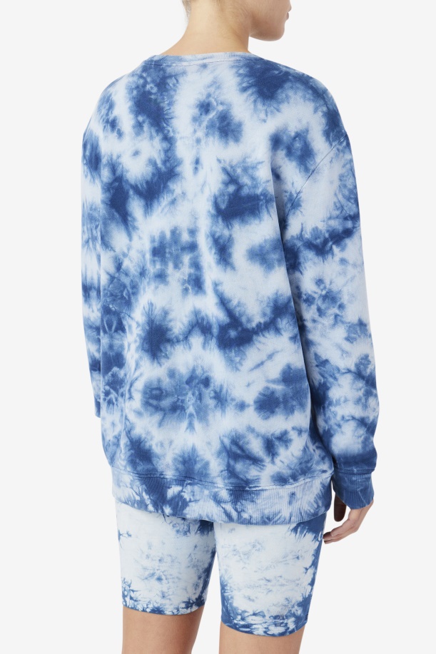 Majolica Blue/stone Fila Uplee Crew