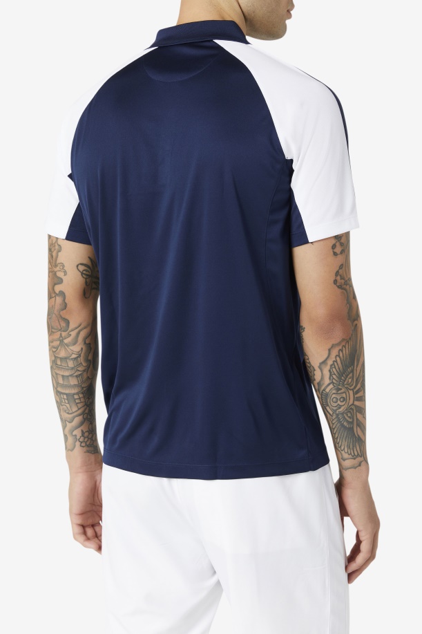 Pickleball Polo Navy/white Fila