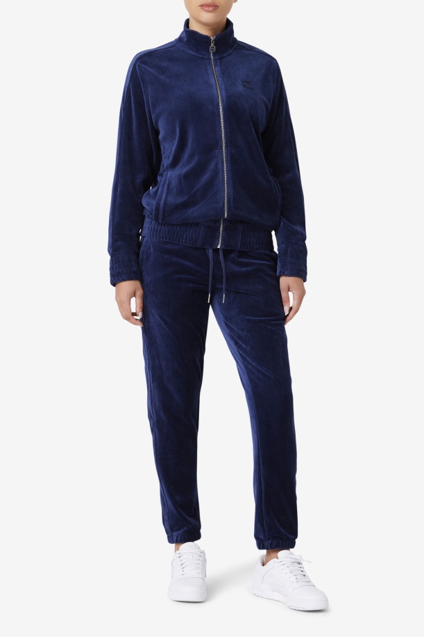 βελουτέ παντελόνι Fila Navy Deverall