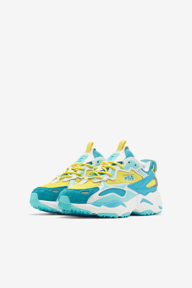 μεγάλος παιδικός ιχνηθέτης ακτίνων Apex Fila Celandine/μπλε/μπλε