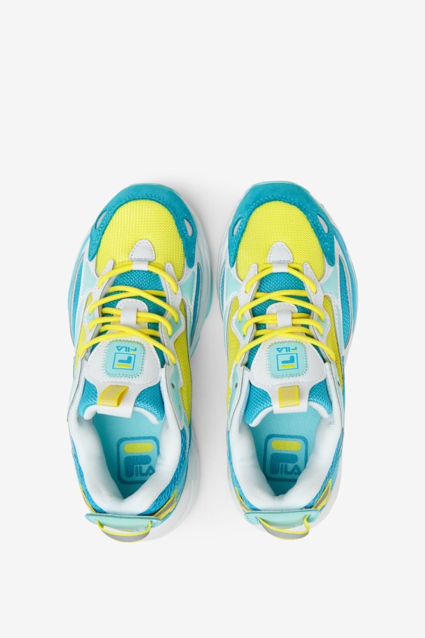 μεγάλος παιδικός ιχνηθέτης ακτίνων Apex Fila Celandine/μπλε/μπλε
