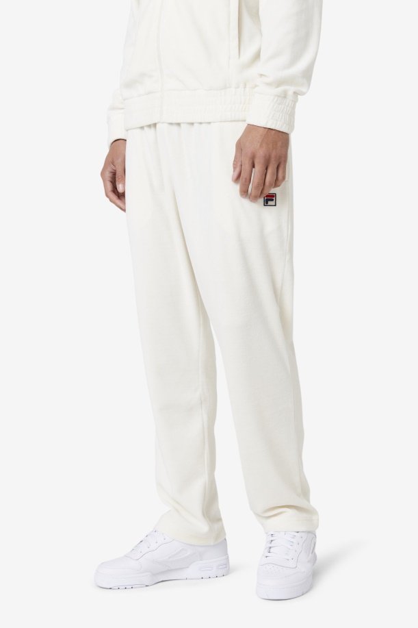 Fila O-fit βελούδινο παντελόνι γαρδένιας
