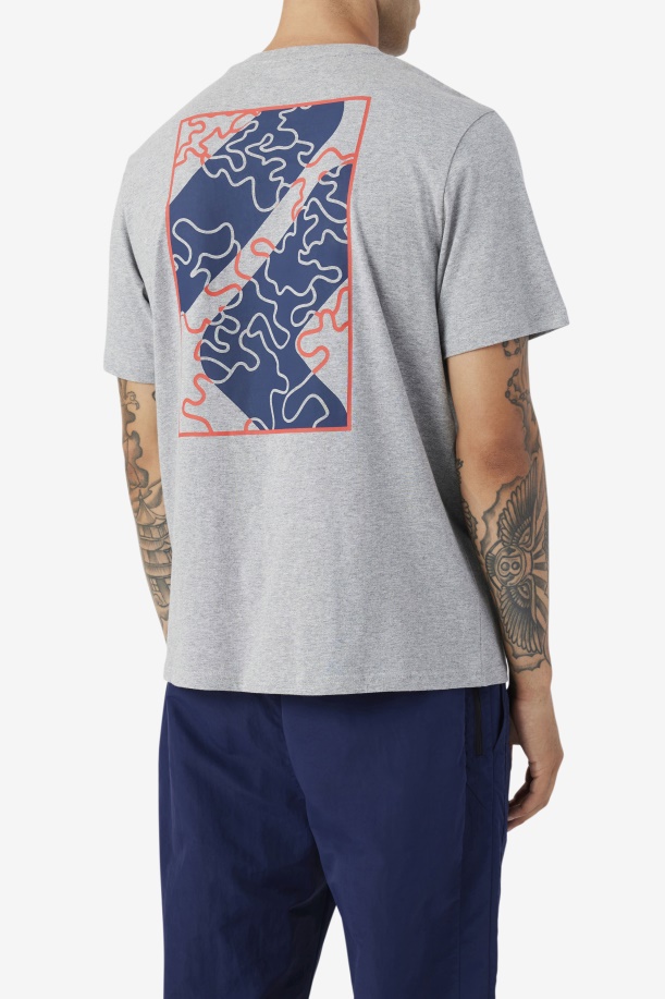 γραφικό μπλουζάκι Heather Grey Bevans Park
