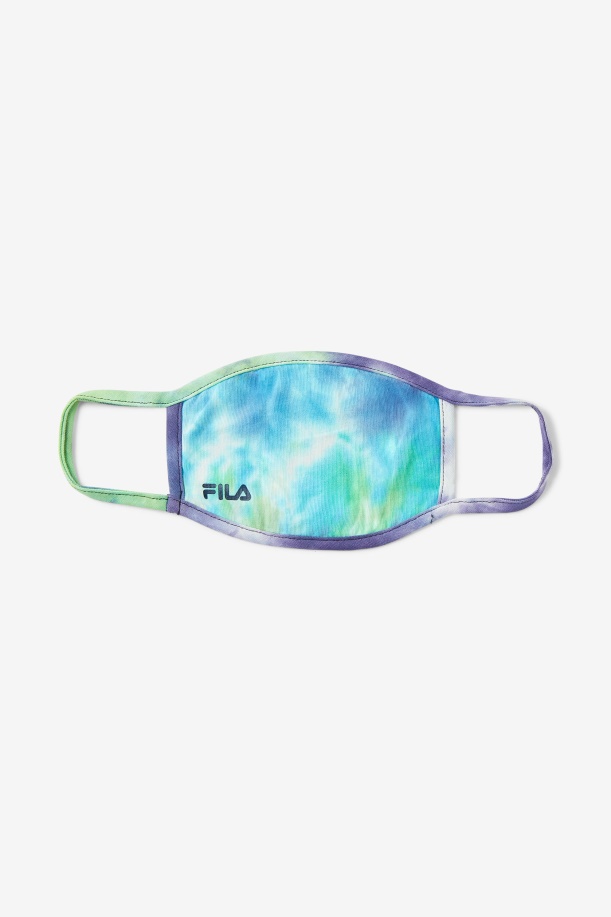 Blue Tie Dye μάσκα προσώπου Fila Blue Aqua Tie Dye