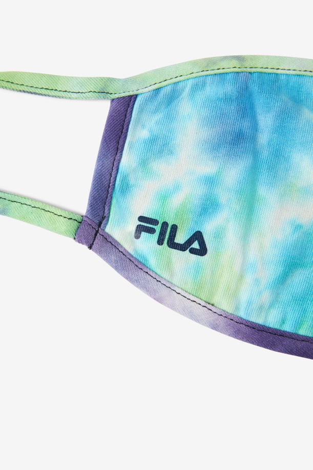 Blue Tie Dye μάσκα προσώπου Fila Blue Aqua Tie Dye