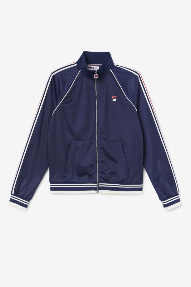 Fila Lavin σακάκι πίστας Navy/gret/κόκκινο