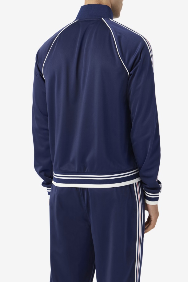 Fila Lavin σακάκι πίστας Navy/gret/κόκκινο