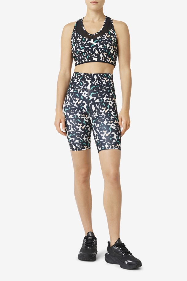 σουτιέν Uplift Racerback Top Fila μαύρο ζωάκι