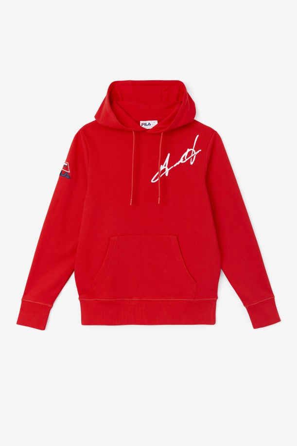 Fila Grant Hill Lazarus Hoodie κόκκινο