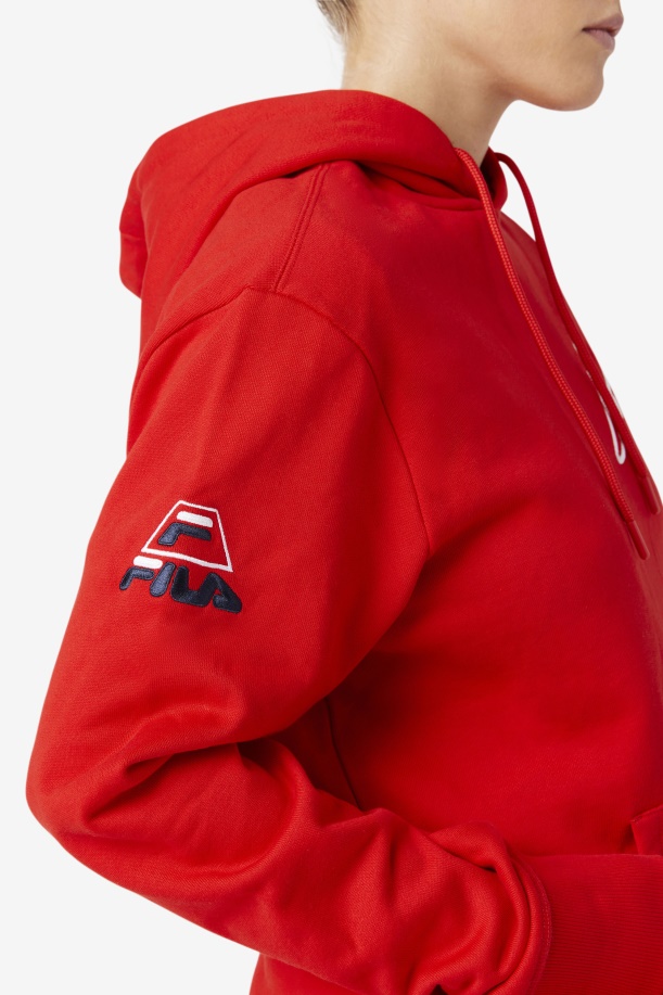 Fila Grant Hill Lazarus Hoodie κόκκινο
