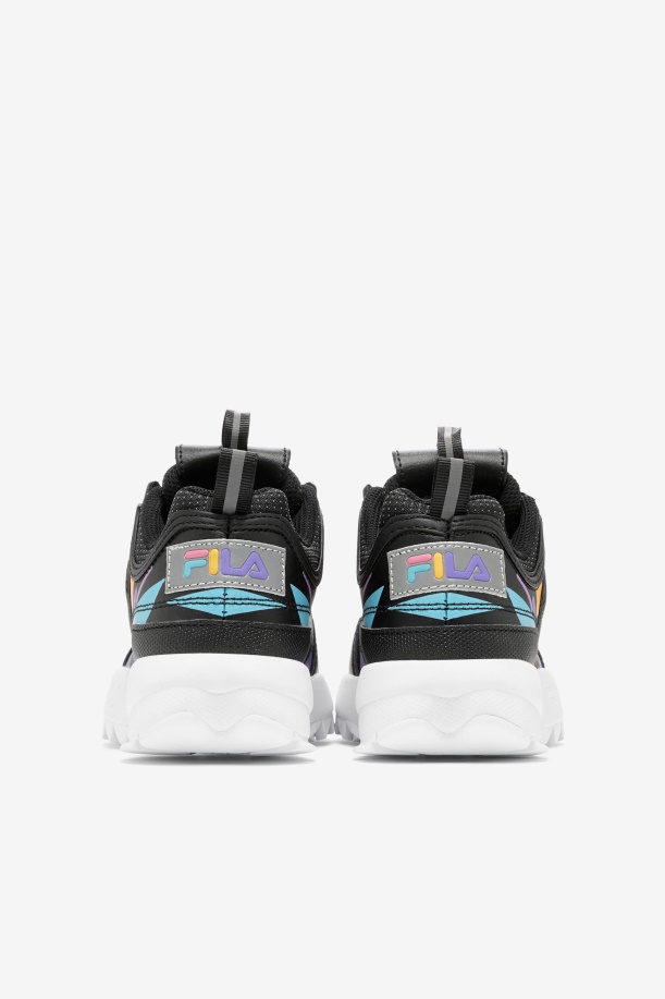 Fila Big Kids\' Disruptor 2 Premium μαύρο/τσίχλα/λευκό