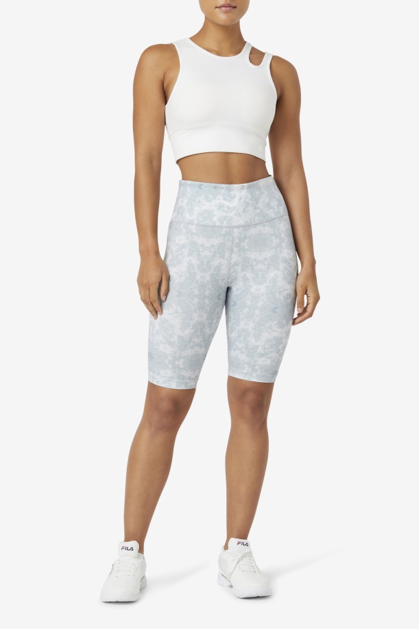 Uplift Slice Crop Bra Top λευκό Fila