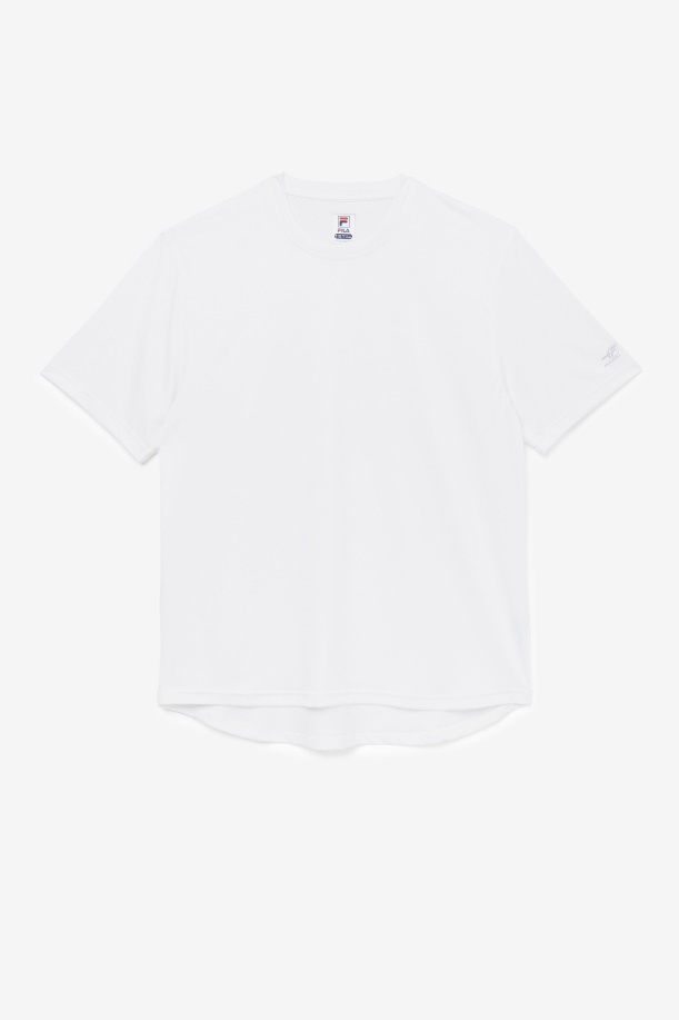 άσπρο πίκλεμπο χτένι στρίφωμα Crew Fila