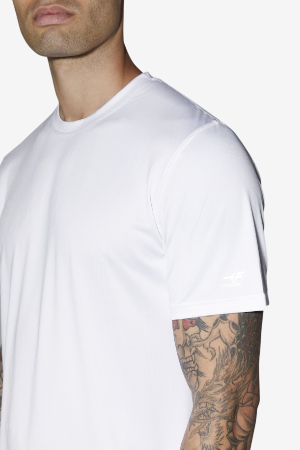 άσπρο πίκλεμπο χτένι στρίφωμα Crew Fila