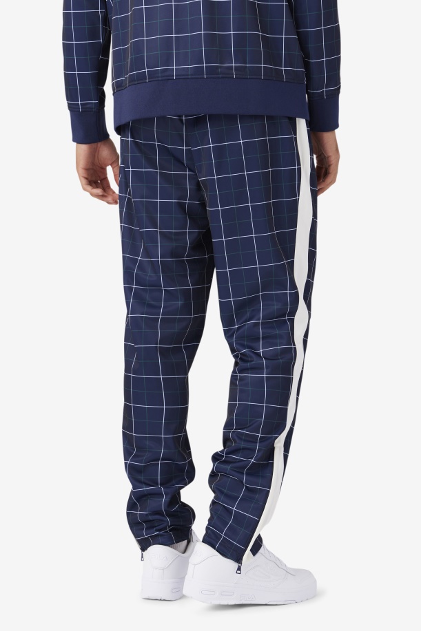 Oshan Track Pant Navy/gardenia/june Bug Fila