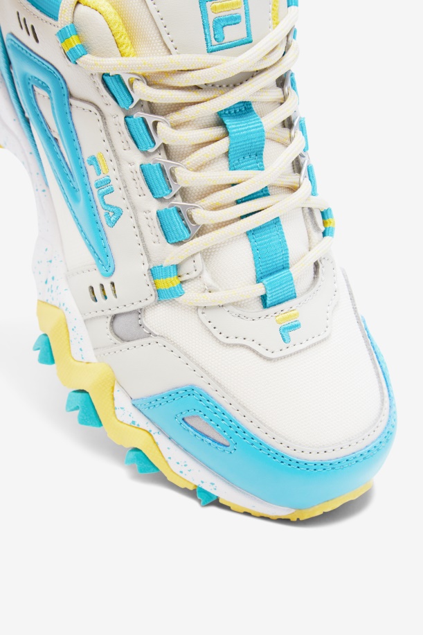 Fila Little Kids\' Oakmont Tr λευκό/μπλε/καρδερίνα