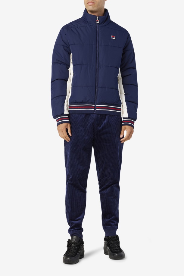 Watson Puffer Jacket Fila Peacoat/gardenia