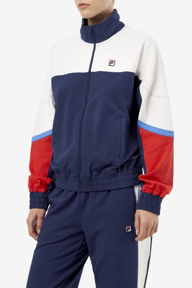 μπουφάν φόρμας Fila Navy Makayla