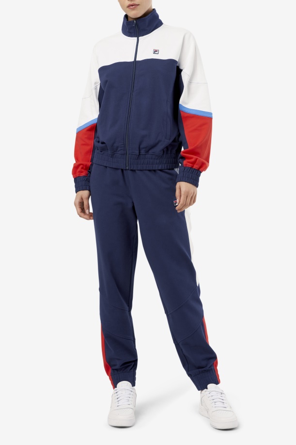 μπουφάν φόρμας Fila Navy Makayla