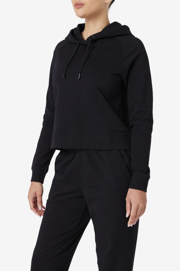 βαλερία Hoodie Fila μαύρο