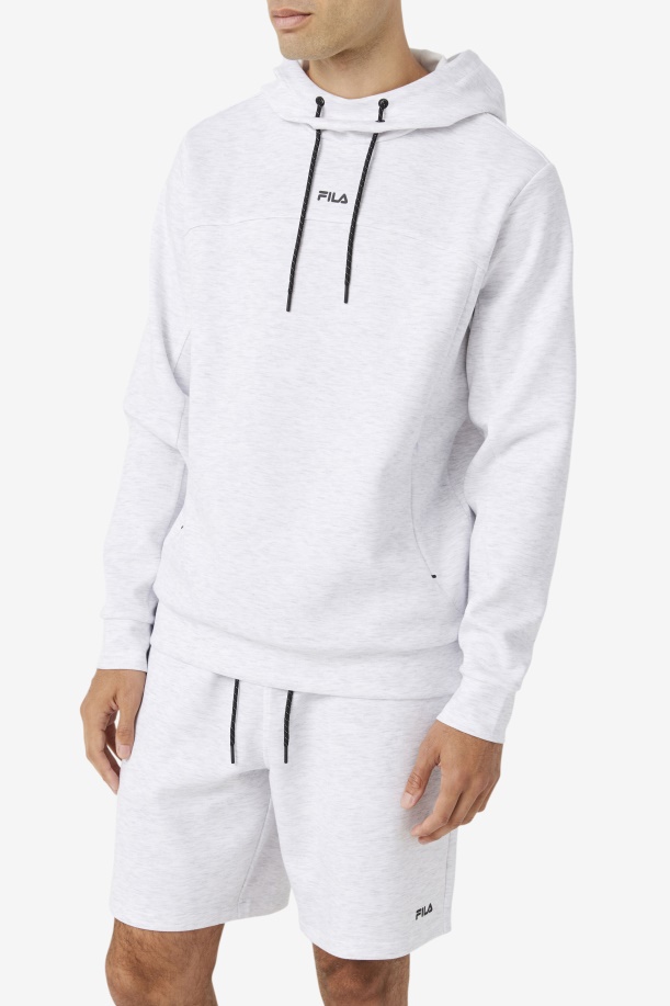 Aadheen Hoodie λευκασμένα Marl/μαύρο Fila