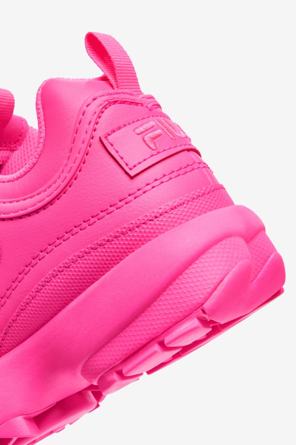 Pink Fila Big Kids\' Disruptor 2 Premium