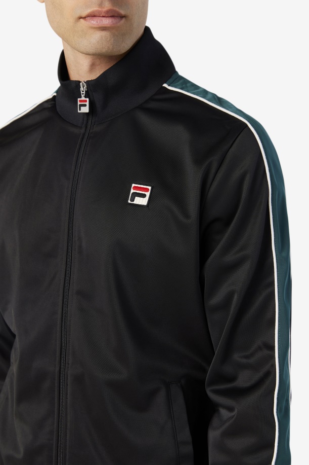 μαύρο/jun Bug/λευκό Fila Wicks σακάκι πίστας
